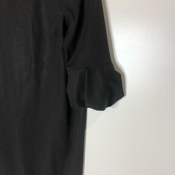 Premise Black Blouson Arm Sheath Dress - Picture 3 of 12